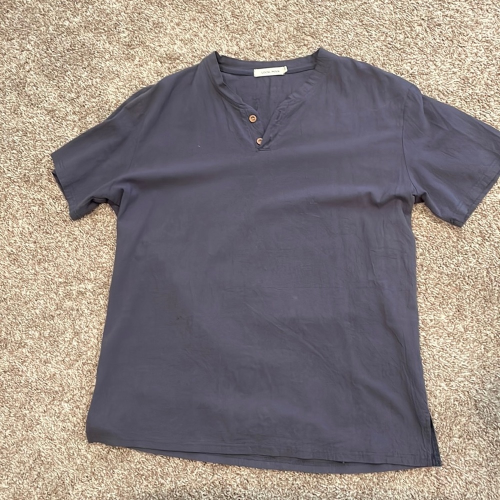 Local Mode men’s Henley t shirt size medium